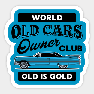 OLD CARS CLUB Sticker